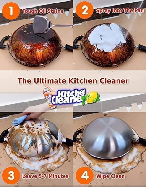 Multipurpose Bubble Foam Cleaner Kitchen Cleaner Spray